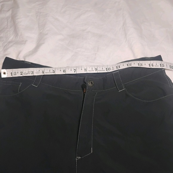 Women's Opearl Izumi Shorts Size M Gray Pockets Polyester Stretch Lightweight - Picture 2 of 6